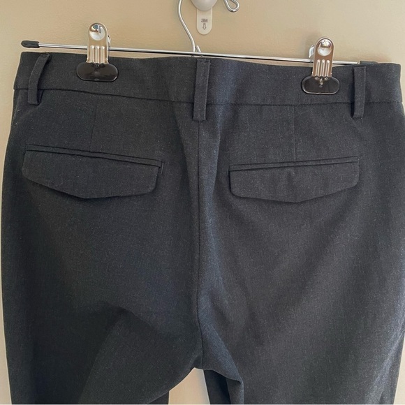 GAP Modern Boot Dress Pants Charcoal, Dual Slit Pockets. - Picture 6 of 9
